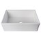 Alfi Brand 30" Decorative Lip Apron Sgl Bowl Fireclay Farmhouse Kitchen Sink, WHT AB511-W - alternate 3